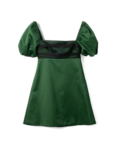 VIKTOR & ROLF MINI DRESS WITH SQUARE NECKLINE