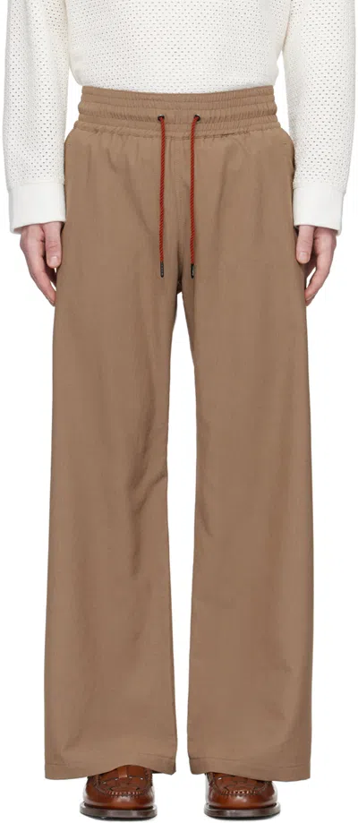 Viktor & Rolf Mister Mister Brown Drawstring Trousers