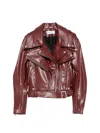 Viktor & Rolf Multi-layer Biker Jacket In 레드