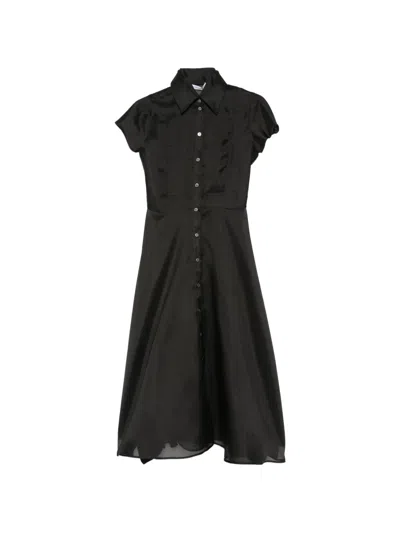 Viktor & Rolf Multi-layer Midi Dress In Black