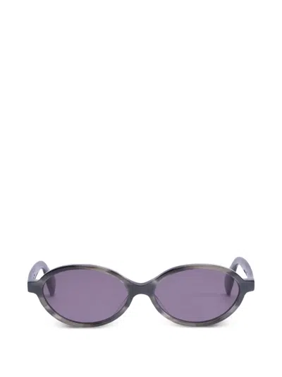 Viktor & Rolf Sonnenbrille Mit Ovalem Gestell In Gray