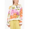 Viktor & Rolf Over Boxy Sweater With Floral Print