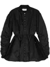 Viktor & Rolf Padded Flared Bomber Jacket In 黑色