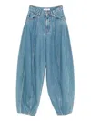 Viktor & Rolf Panelled Balloon-shaped Jeans In Blue