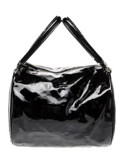 Pre-owned Viktor & Rolf Patent Leather Shoulder Bag In Black
