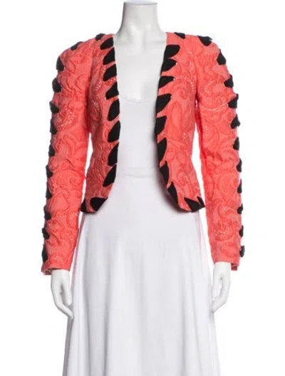 Pre-owned Viktor & Rolf Patterned Jacket In Multicolor