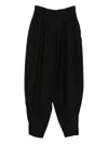 Viktor & Rolf Pleated Baloon Trousers In Black
