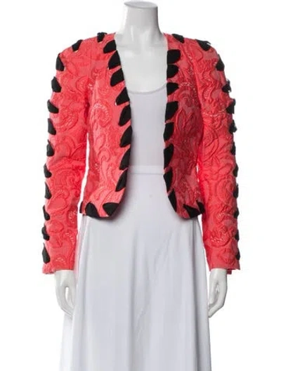 Pre-owned Viktor & Rolf Printed Evening Jacket W/ Tags In Multi