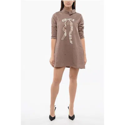 Viktor & Rolf Printed Petite Bow A-line Women's Dress