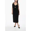 Viktor & Rolf Rhinestoned Midi Dress With Maxi Bow