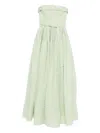 Viktor & Rolf Ruffled Dress In Green