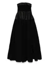 Viktor & Rolf Ruffled Gown In Black
