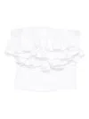 Viktor & Rolf 러플 탑 In White
