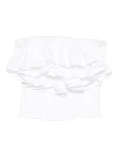 Viktor & Rolf 러플 탑 In White