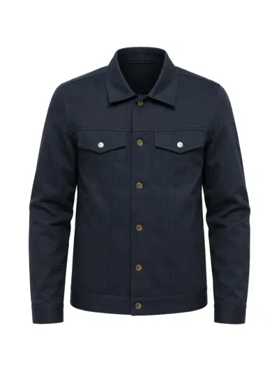 Viktor & Rolf Sahariana Snap-button Overshirt In Blue