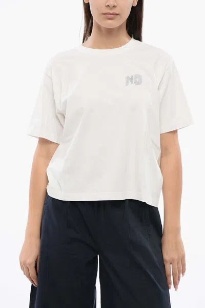 Viktor & Rolf Short And Sweet Bow T-shirt In White