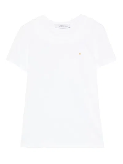 Viktor & Rolf 반소매 티셔츠 In White