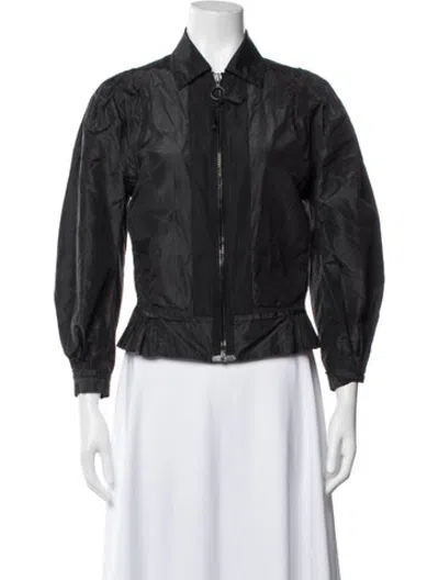 Pre-owned Viktor & Rolf Silk Jacket In Black