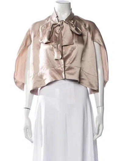 Pre-owned Viktor & Rolf Silk Jacket In Neutrals