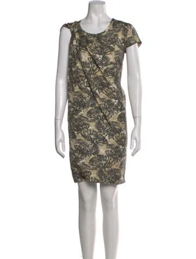 Pre-owned Viktor & Rolf Silk Knee-length Dress In Black