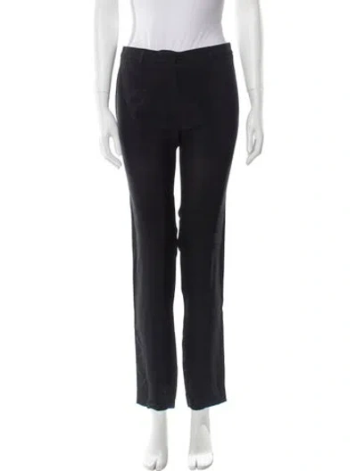 Pre-owned Viktor & Rolf Skinny Leg Pants In Black