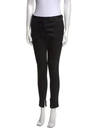 Pre-owned Viktor & Rolf Skinny Leg Pants In Black