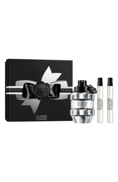 Viktor & Rolf Viktor&rolf Spicebomb Metallic Musk Eau De Parfum In Transparent
