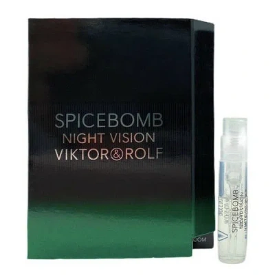 Viktor & Rolf Spicebomb Night Vision /  Edp Spray 0.04 oz (1.2 Ml) (m) In Black / Green