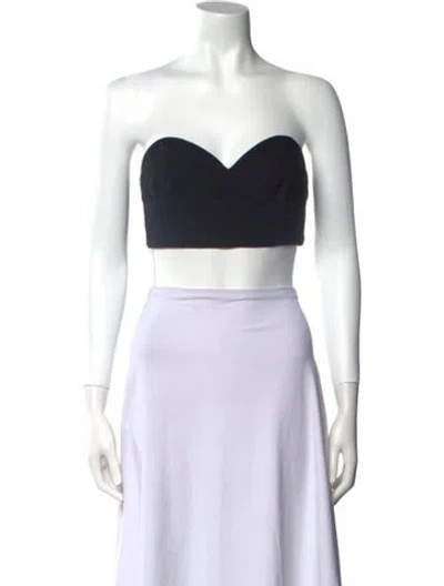 Pre-owned Viktor & Rolf Strapless Crop Top W/ Tags In Multi