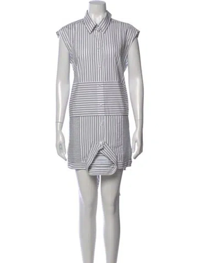 Pre-owned Viktor & Rolf Striped Mini Dress W/ Tags In Multi
