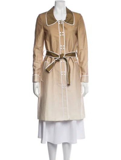 Pre-owned Viktor & Rolf Trench Coat In Brown/neutrals