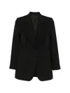 Viktor & Rolf Triple-layer Wool Blazer In 블랙