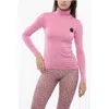 Viktor & Rolf Turtle-neck Signature Seal Long Sleeved Top