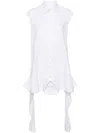 Viktor & Rolf Upside Down Midi Shirt Dress In 白色