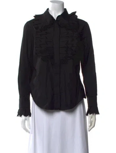 Pre-owned Viktor & Rolf Vintage 2001 Blouse In Black
