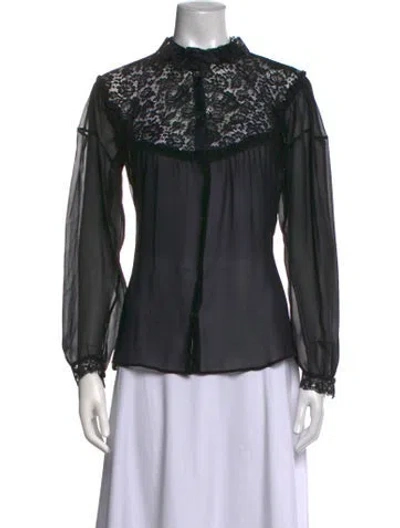Pre-owned Viktor & Rolf Vintage Late 2000's - Early 2010's Blouse In Black