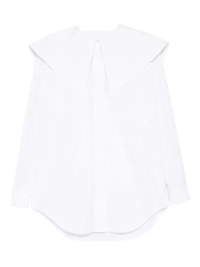 Viktor & Rolf 볼랑 디테일 셔츠 In White