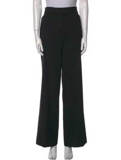 Pre-owned Viktor & Rolf Wide Leg Pants In Black