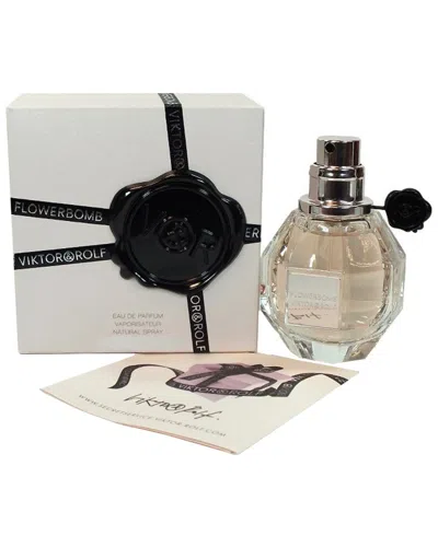 Viktor & Rolf Viktor&rolf Women's 1oz Flowerbomb Edp Spray In Transparent