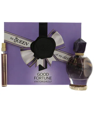 Viktor & Rolf Viktor&rolf Women's 2oz Good Fortune Edp Set In Transparent