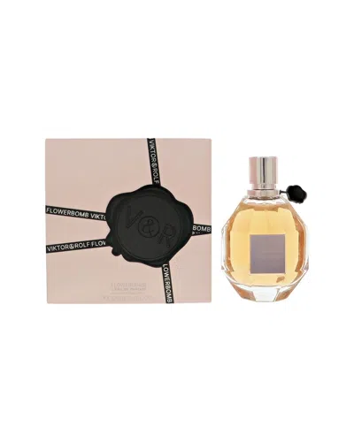 Viktor & Rolf Viktor&rolf Women's 3.4oz Flowerbomb Edp Spray In Transparent