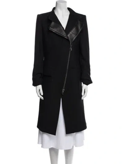 Pre-owned Viktor & Rolf Wool Coat In Black