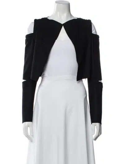 Pre-owned Viktor & Rolf Wool Jacket In Black