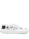 Viktor & Rolf X Superga Bow-print Canvas Sneakers In White