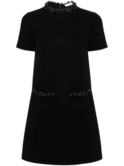 Viktor & Rolf Bead-embellished Dress In Black