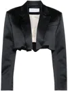 Viktor & Rolf Cropped Blazer In Black