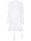 Viktor & Rolf Cut Out-detail Shirt Dress In White