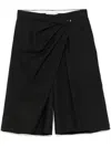 Viktor & Rolf Draped Trousers In Black