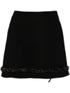 Viktor & Rolf Embellished Mini Skirt In Black
