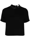Viktor & Rolf Embellished Top In Black